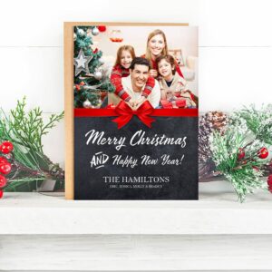 Christmas Card Black and Red