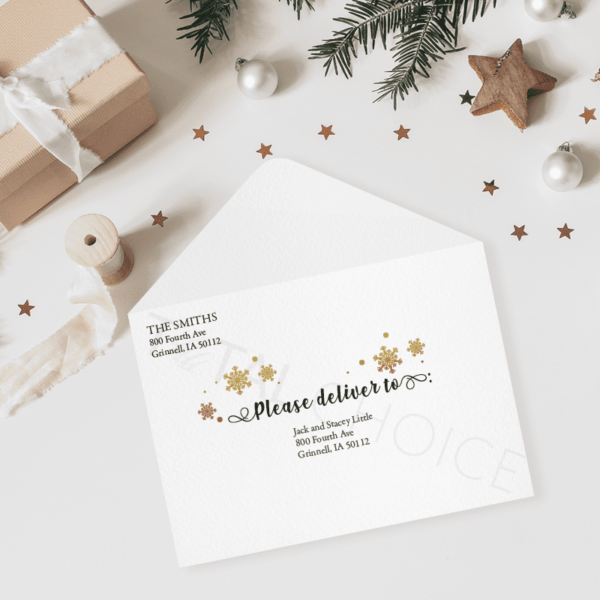 Golden Snowflakes