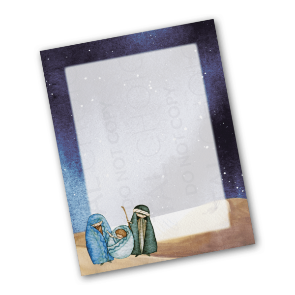 3 Wisemen Christmas Letterhead - Image 2