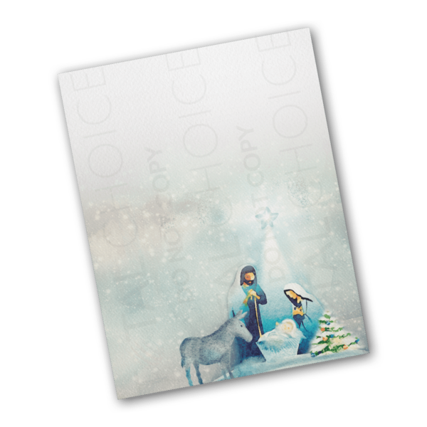 Bethlehem Lights Christmas Letterhead - Image 2
