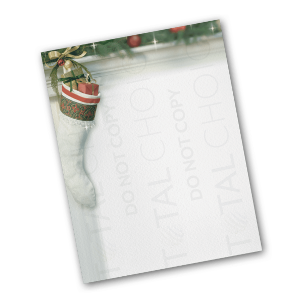 Christmas Elegance Christmas Letterhead - Image 2