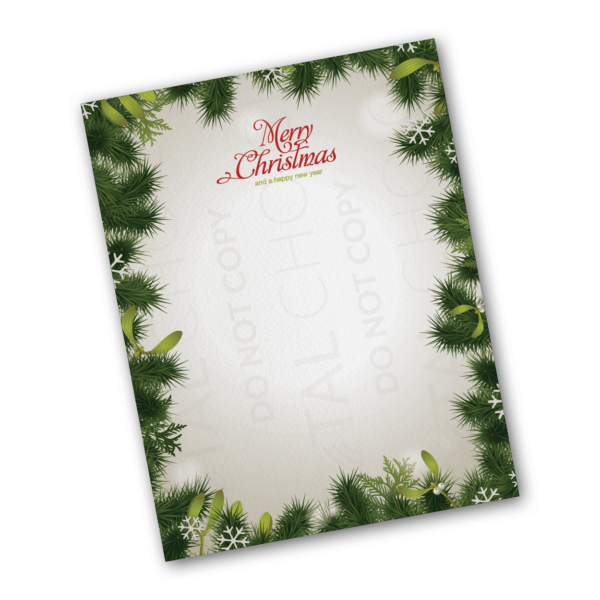 Fir Tree Holiday Letterhead - Image 2
