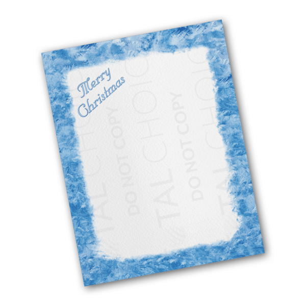 Frosty Window Holiday Letterhead - Image 3