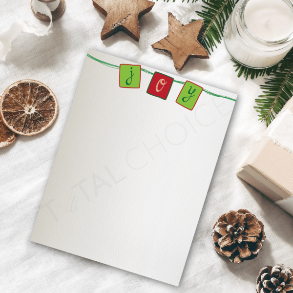 Hanging Joy Holiday Letterhead