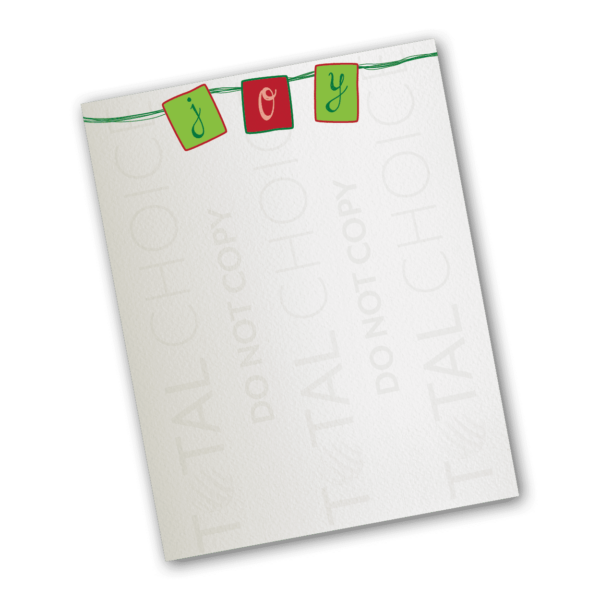 Hanging Joy Holiday Letterhead - Image 2
