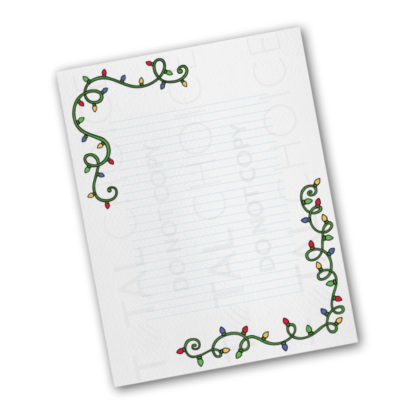 Lights Christmas Letterhead - Image 2