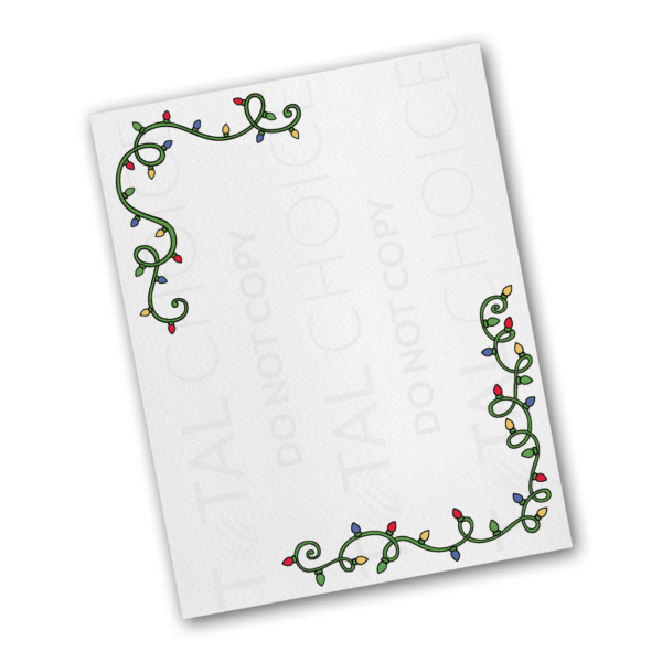 Lights Christmas Letterhead - Image 3