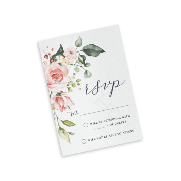Simplistic Floral RSVP - Image 2