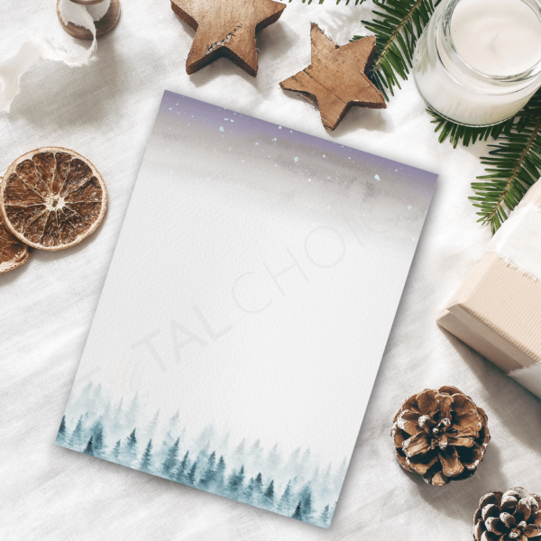 Starry Night Holiday Letterhead