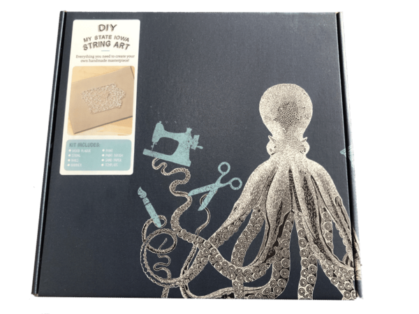 State of Iowa DIY String Art Kit