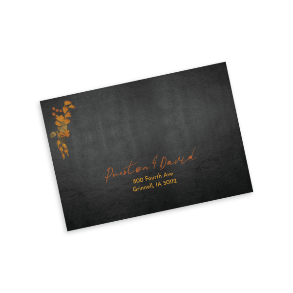 Fall Crisp Floral RSVP - Image 5