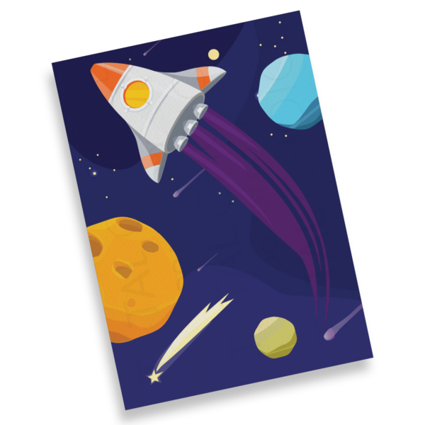 Deep Space Birthday Invitation - Image 3