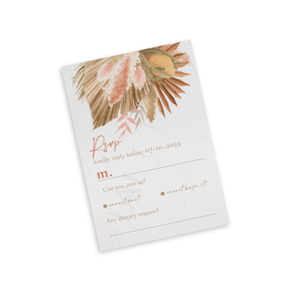Boho Botanical RSVP - Image 2