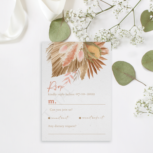 Boho Botanical RSVP