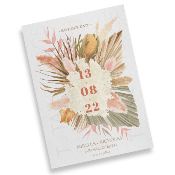 Boho Botanical Save the Date - Image 2