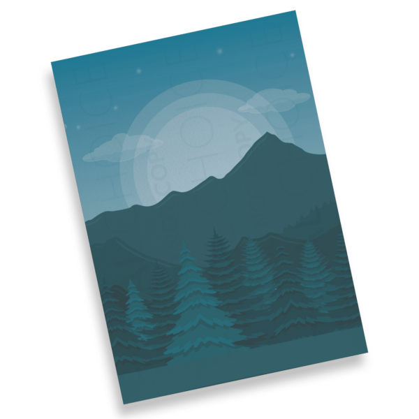 Mountain Campfire Birthday Invitation - Image 4