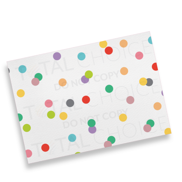 Rainbow Confetti Birthday Invitation - Image 3