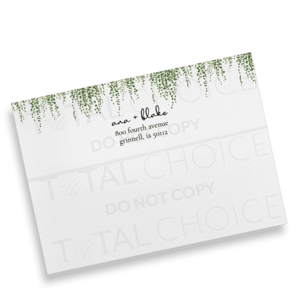 Dainty Greenery Envelope - Image 3