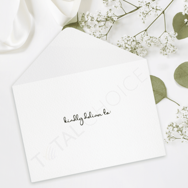 Dainty Greenery Envelope