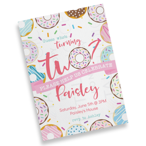 Donuts Birthday Invitation - Image 4