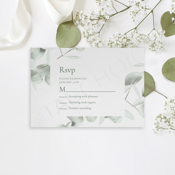 Eucalyptus Sprig RSVP
