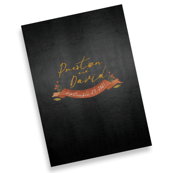 Fall Crisp Floral Invitation - Image 5