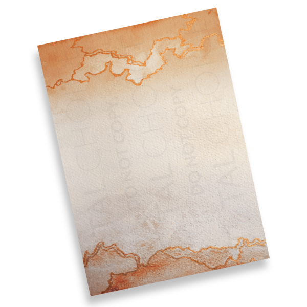 Golden Marble Watercolor Invitation - Image 5