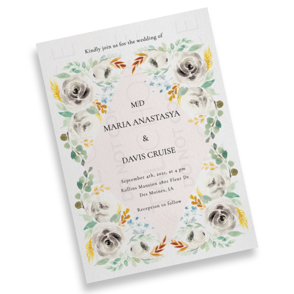 Wild Floral Invitation - Image 2