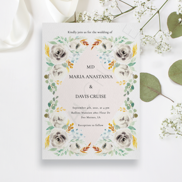 Wild Floral Invitation