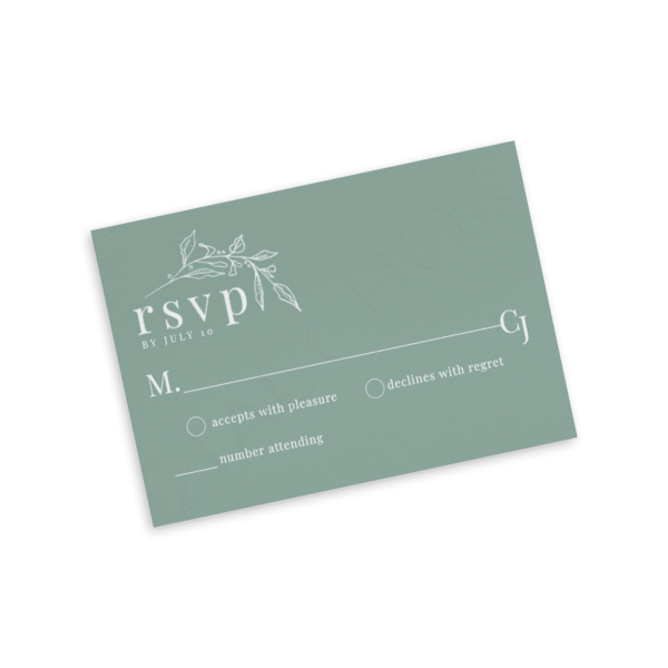 Minimalist Color Block RSVP - Image 4