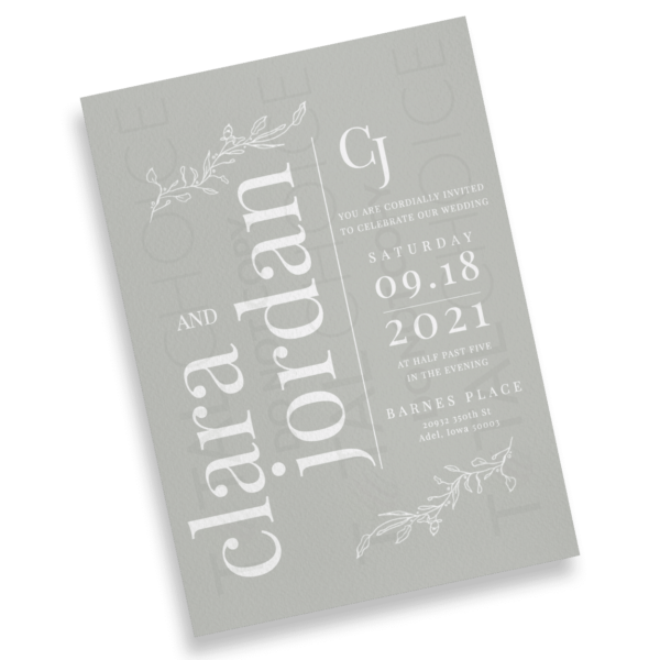 Minimalist Color Block Invitation - Image 10