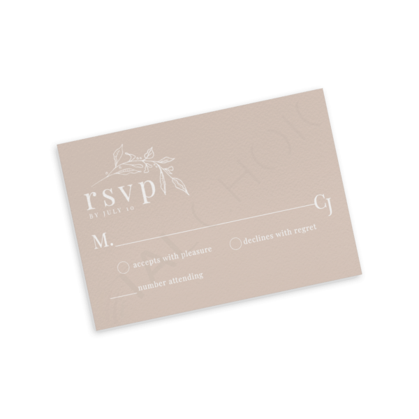 Minimalist Color Block RSVP - Image 6