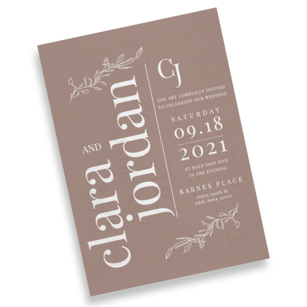 Minimalist Color Block Invitation - Image 8