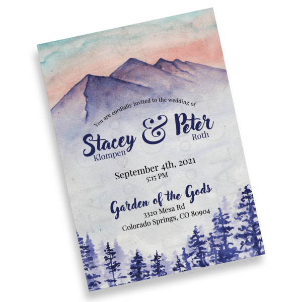 Majestic Mountain Invitation - Image 2