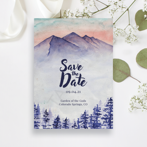 Majestic Mountain Save the Date