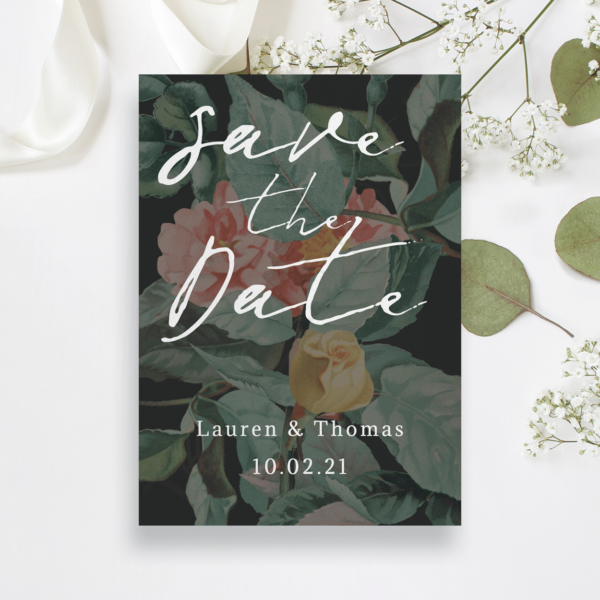 Mod English Gardens Save the Date