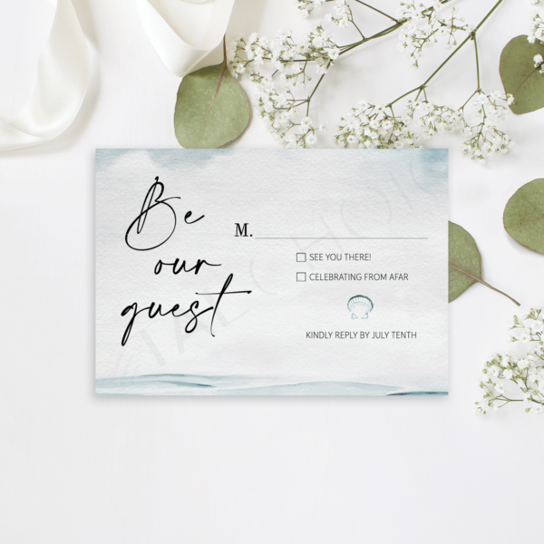 Nautical Watercolor RSVP