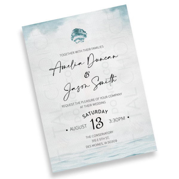 Nautical Watercolor Invitation - Image 2