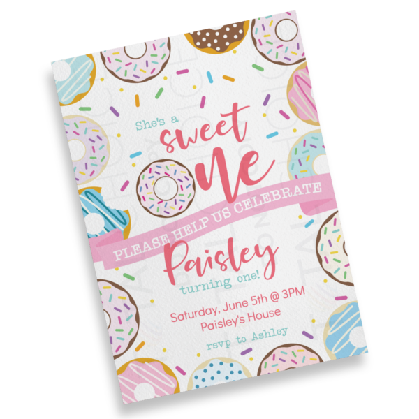 Donuts Birthday Invitation - Image 2