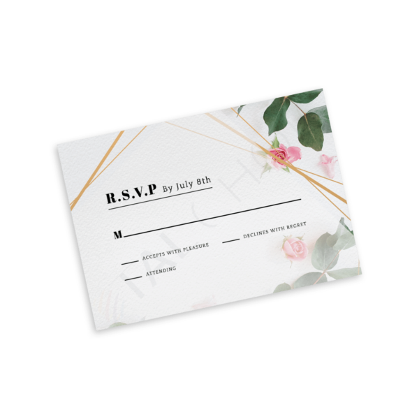 Eucalyptus Rose RSVP - Image 2