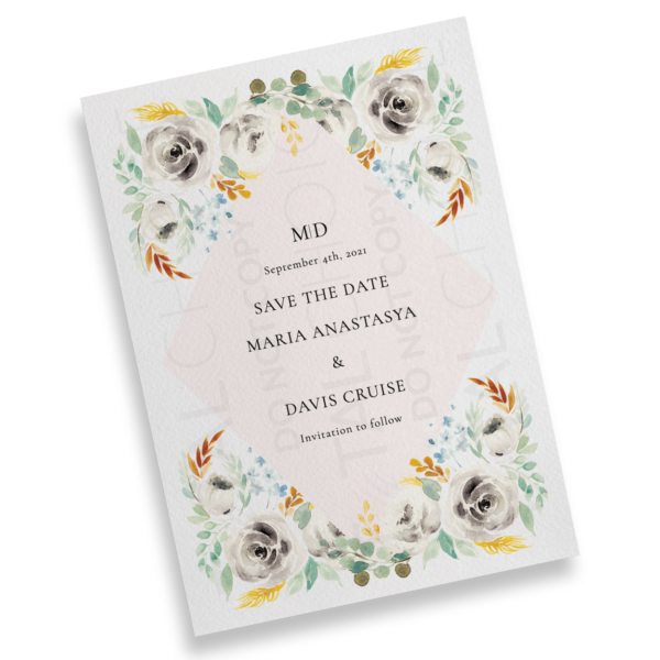 Wild Floral Save the Date - Image 2