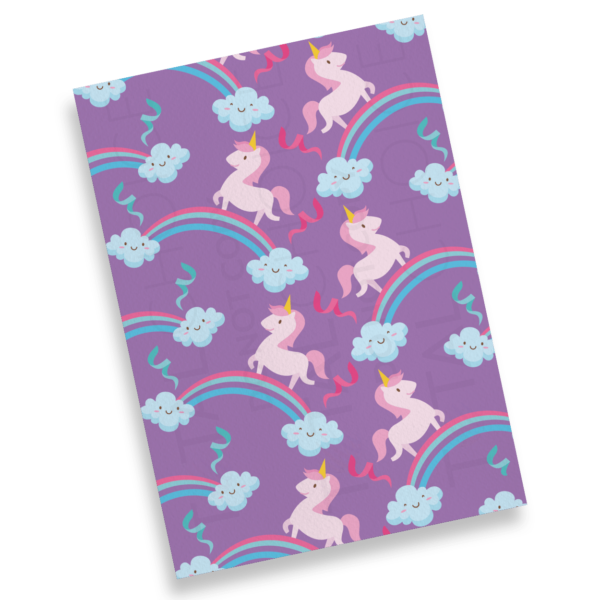 Unicorns and Rainbows Birthday Invitation - Image 3