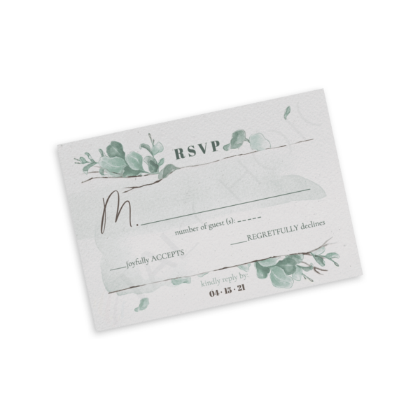 Geo Eucalyptus RSVP - Image 2