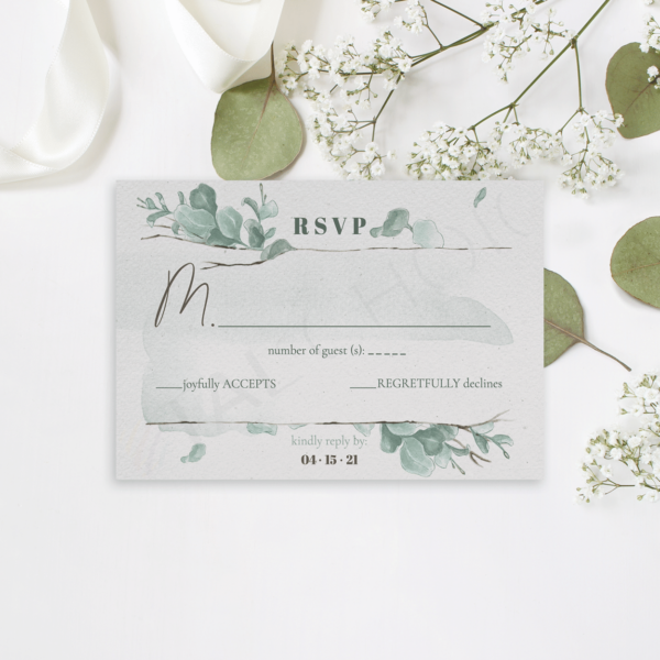 Geo Eucalyptus RSVP
