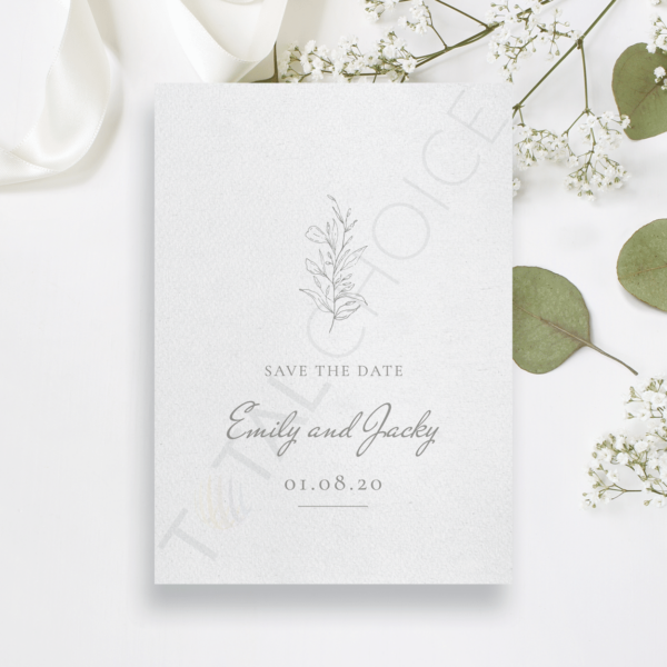 Minimal Sketch Save the Date