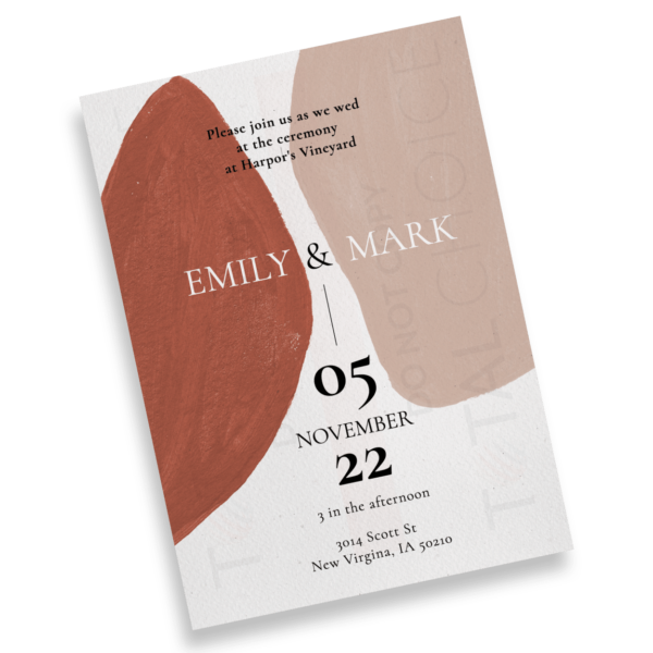 Modern Abstract Invitation - Image 2