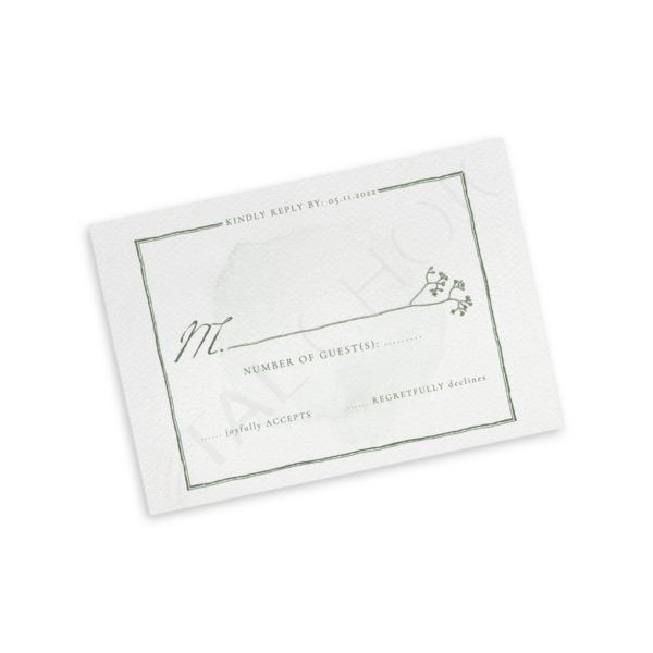 Natural Wildflower RSVP - Image 2