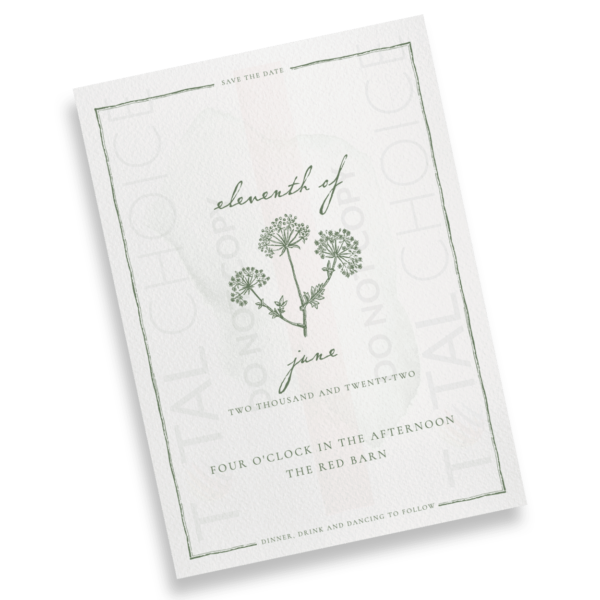 Natural Wildflower Save the Date - Image 2