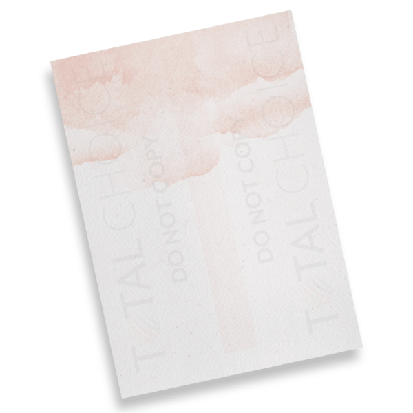Peach & Grey Floral Invitation - Image 5