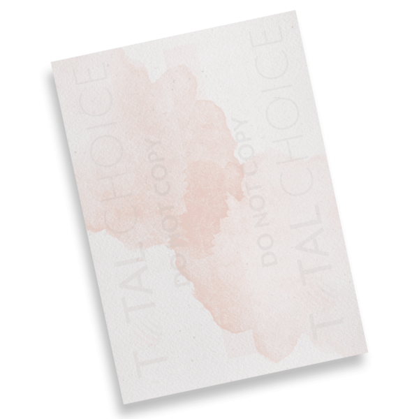 Peach & Grey Floral Invitation - Image 3